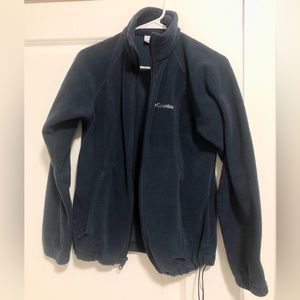 Columbia Women’s Full Zip Fleece Jacket Navy Size M